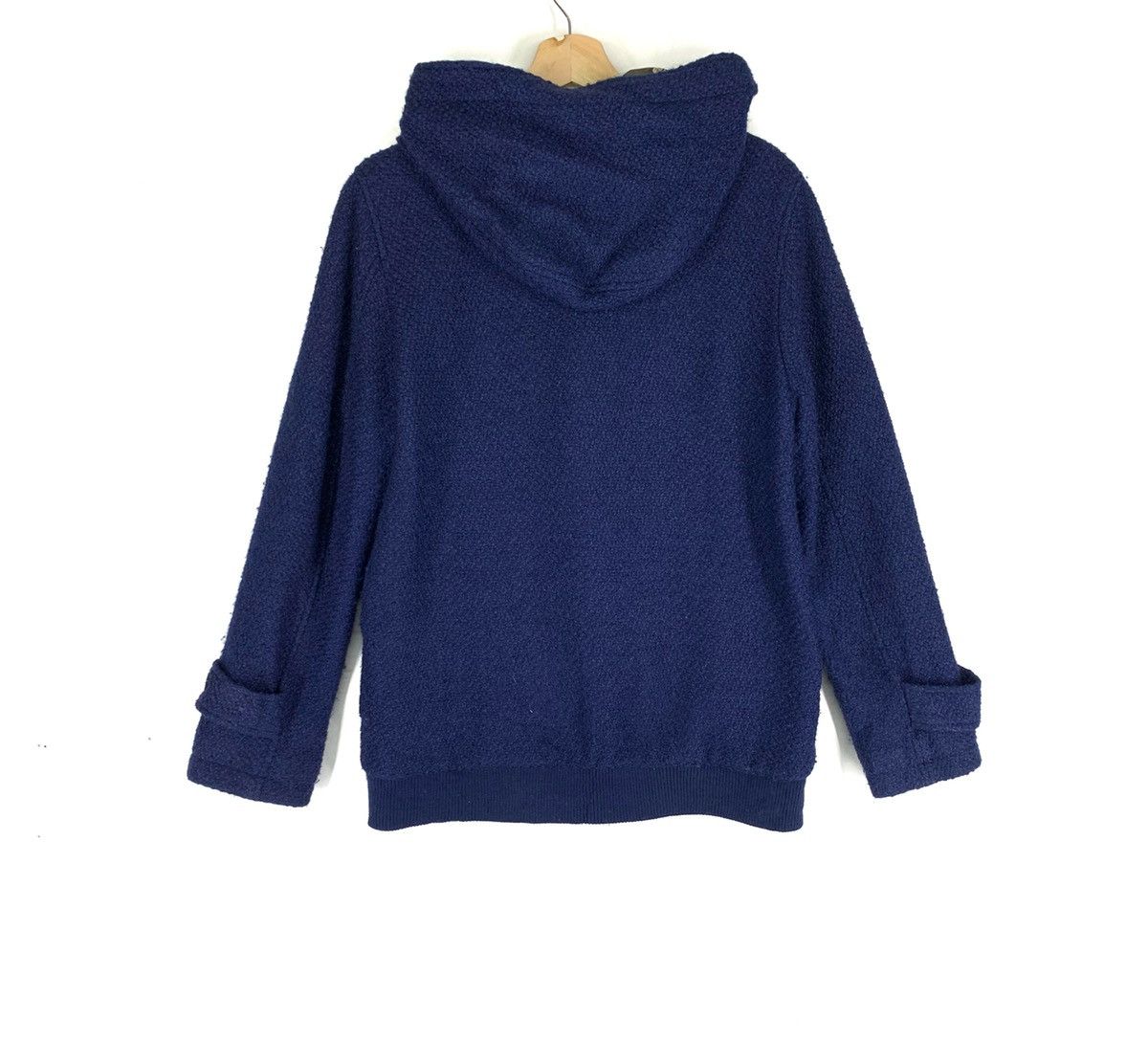 Issey Miyake × Japanese Brand Vintage Ne-Net By Issey Miyake Duffle Wool Zipper Hoodies Size US M / EU 48-50 / 2 - 2 Thumbnail