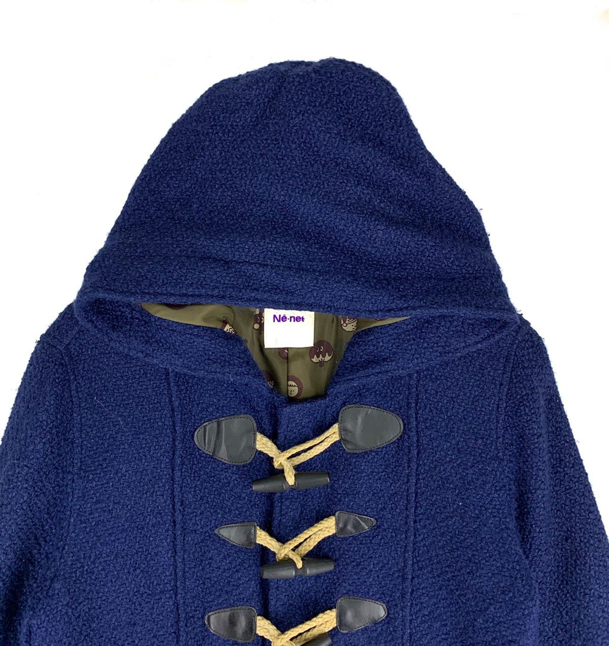 Issey Miyake × Japanese Brand Vintage Ne-Net By Issey Miyake Duffle Wool Zipper Hoodies Size US M / EU 48-50 / 2 - 5 Thumbnail