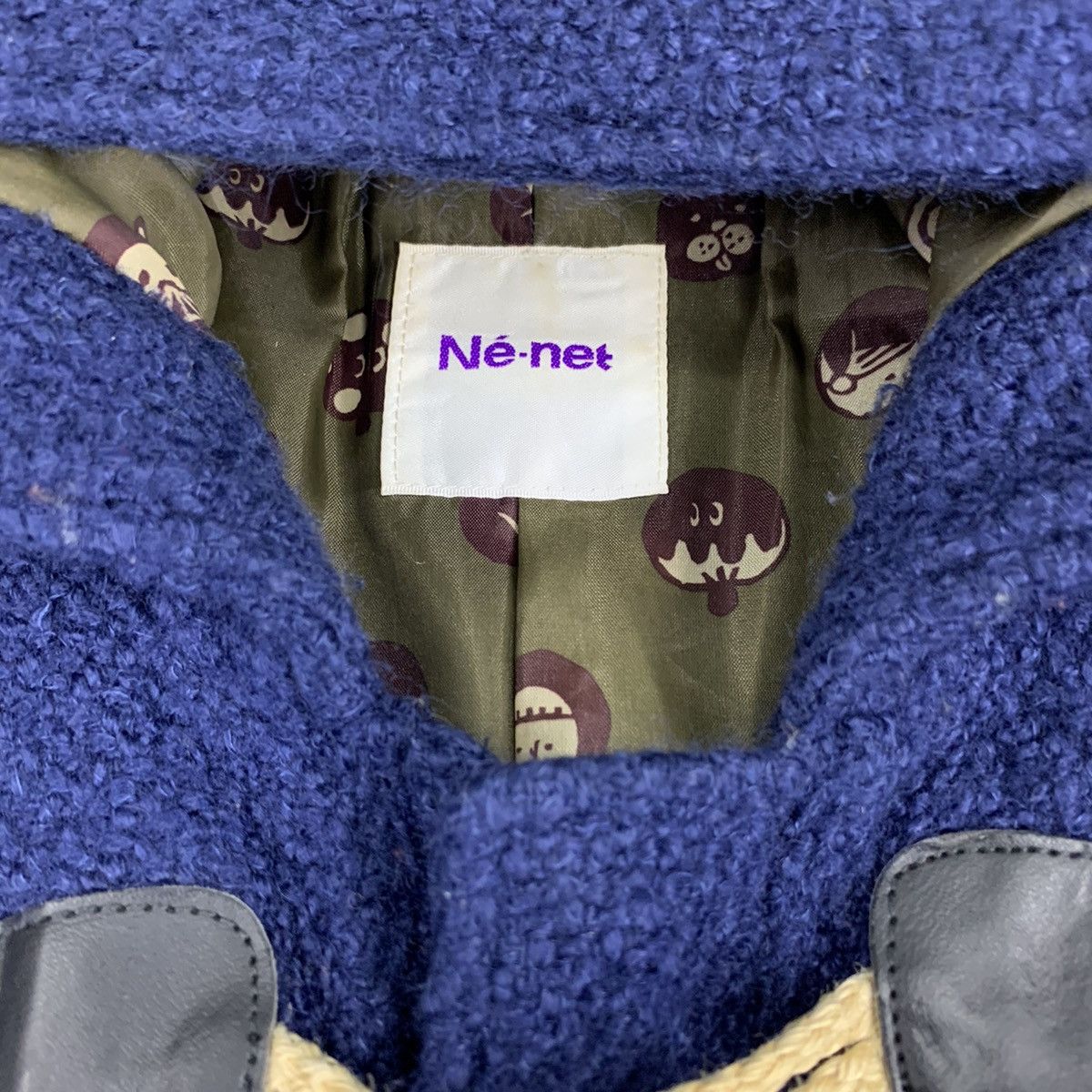 Issey Miyake × Japanese Brand Vintage Ne-Net By Issey Miyake Duffle Wool Zipper Hoodies Size US M / EU 48-50 / 2 - 4 Thumbnail