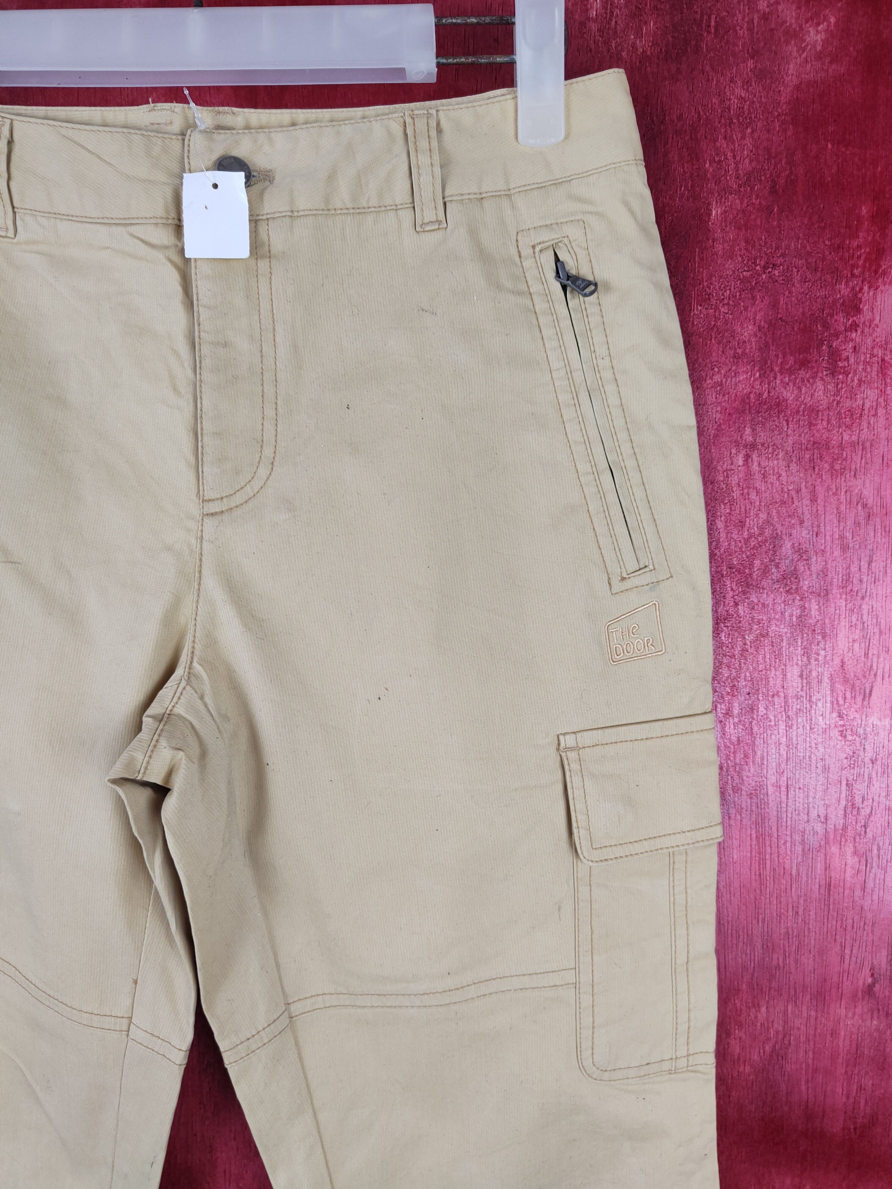 Japanese Brand × Vintage The Door Brown multi pocket tactical cargo Pants #S324 Size US 28 / EU 44 - 4 Thumbnail