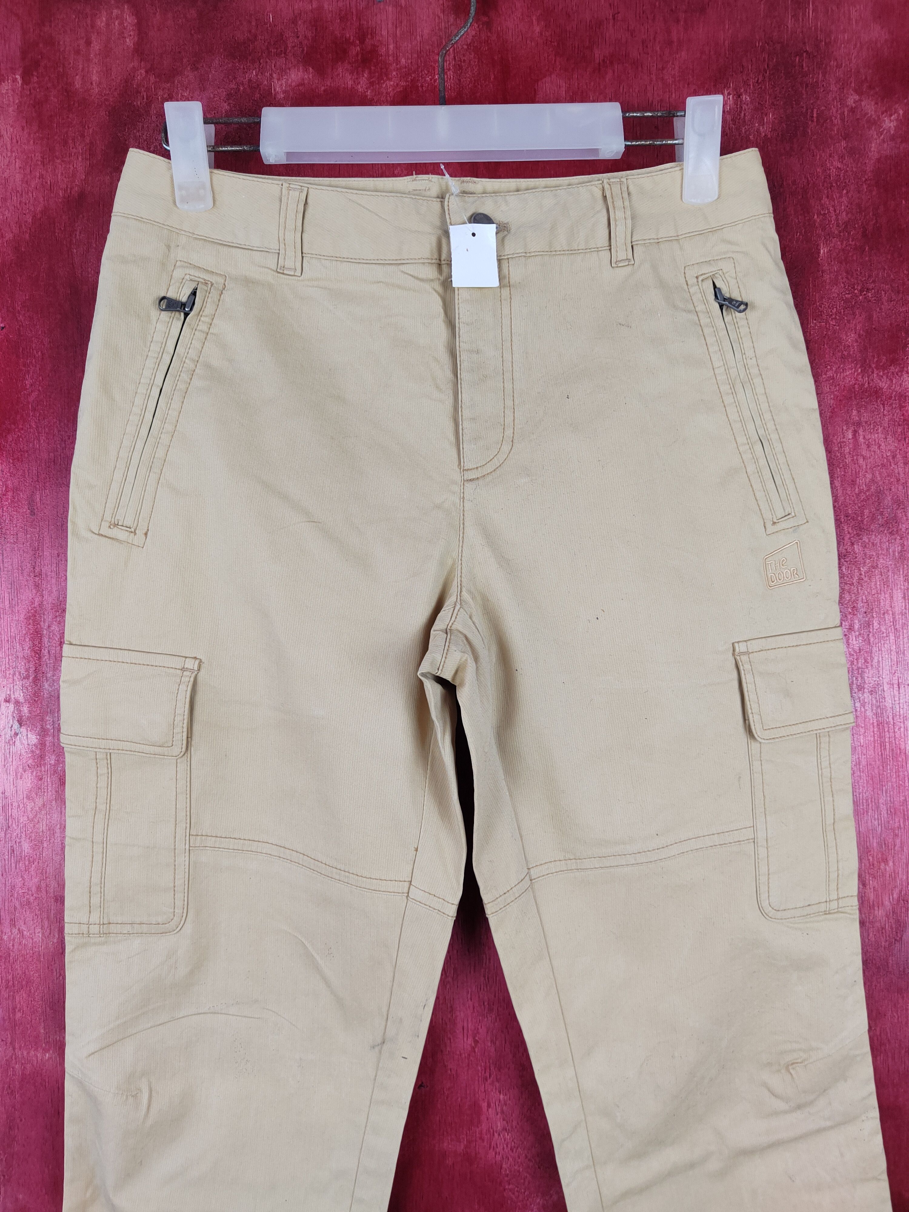 Japanese Brand × Vintage The Door Brown multi pocket tactical cargo Pants #S324 Size US 28 / EU 44 - 2 Thumbnail