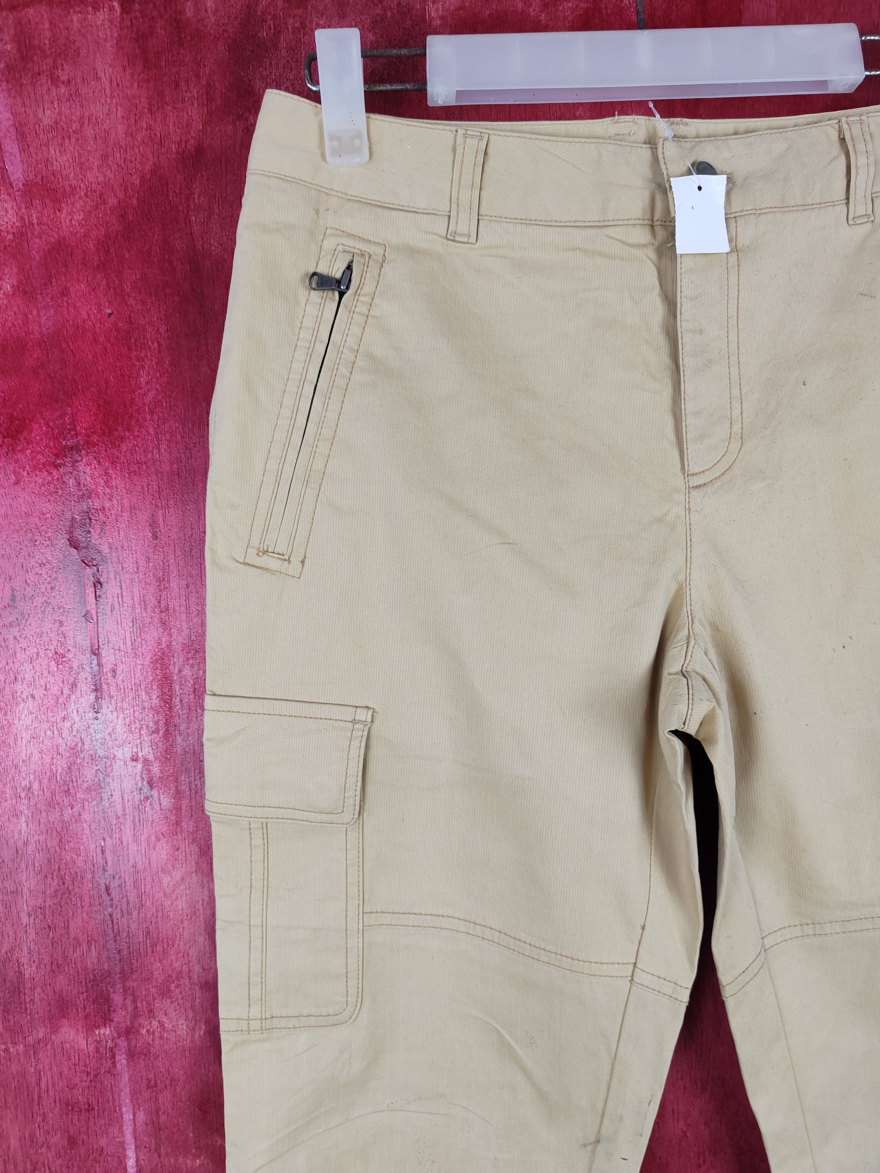 Japanese Brand × Vintage The Door Brown multi pocket tactical cargo Pants #S324 Size US 28 / EU 44 - 5 Thumbnail