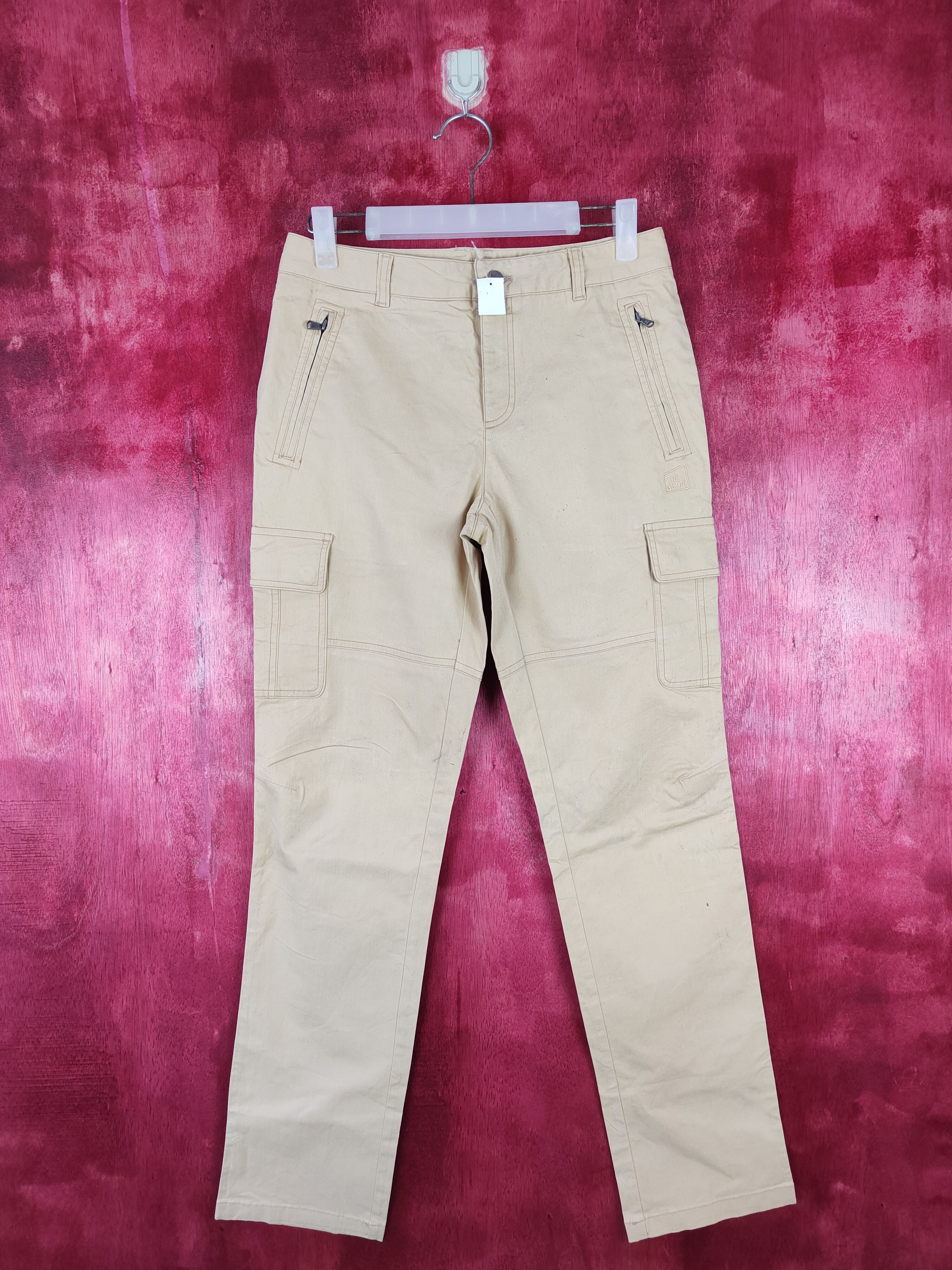 Japanese Brand × Vintage The Door Brown multi pocket tactical cargo Pants #S324 Size US 28 / EU 44 - 1 Thumbnail