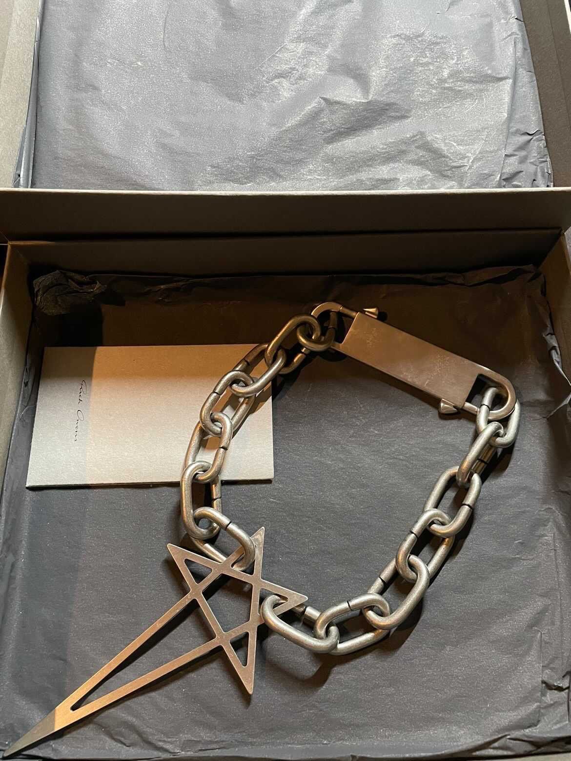 Rick Owens PENTAGRAM CHOKER! | Grailed