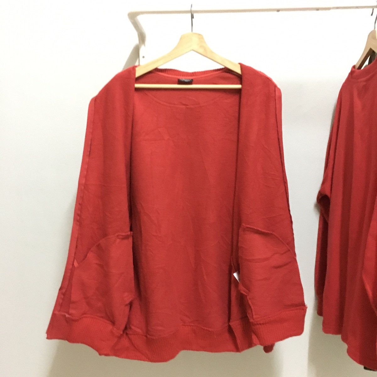 Flannel × Japanese Brand Defective Struct Shawl Collar Sweater Size US L / EU 52-54 / 3 - 4 Thumbnail