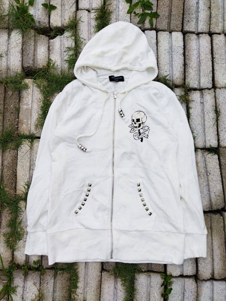 Japanese Brand Glad News Japan Skeleton Hoodie Size L / US 10 / IT 46 - 4 Thumbnail