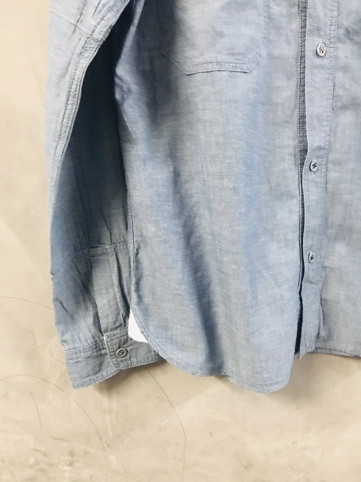 YAECA YAECA LONG SLEEVE CHAMBRAY SHIRT Size US S / EU 44-46 / 1 - 6 Thumbnail