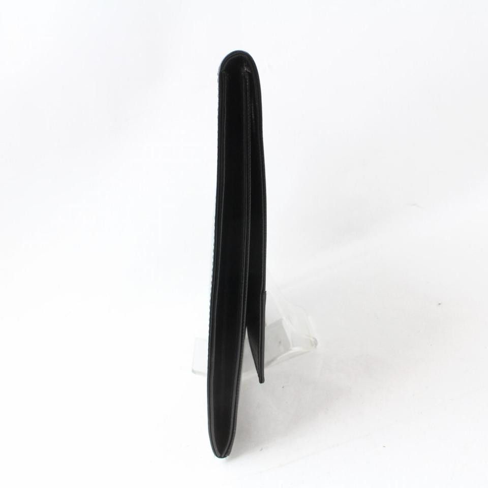 Louis Vuitton Epi Noir Pochette Lena Ring Fold Clutch 869006