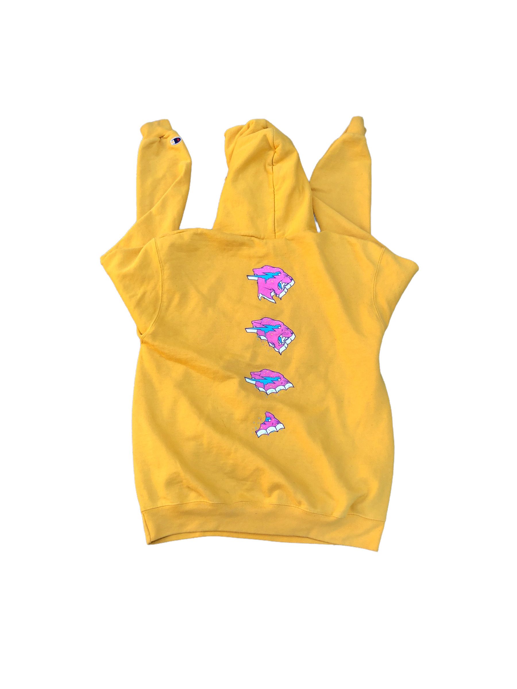Champion X Mr Beast Merch Big Logo BEAST Yellow Medium
