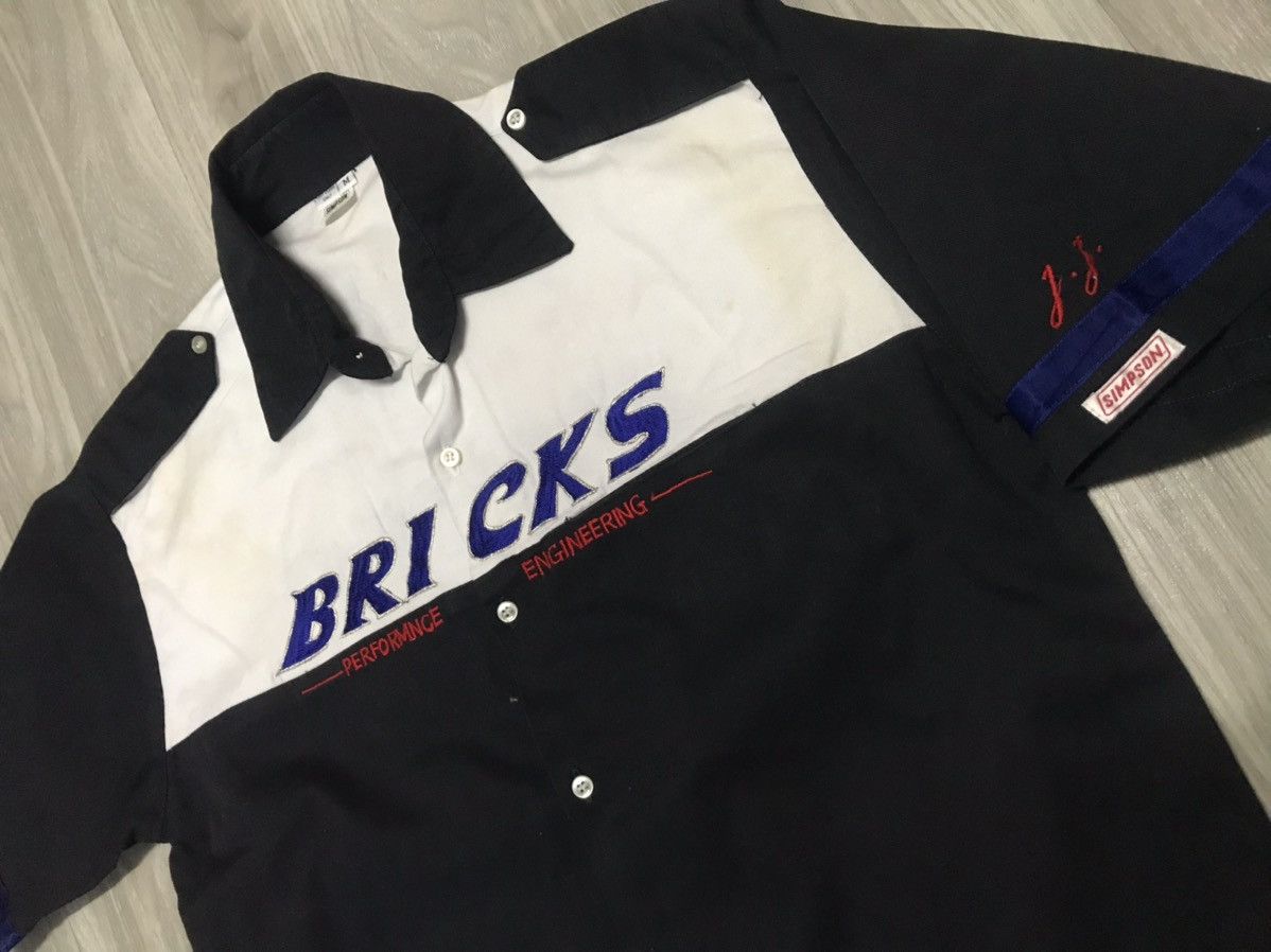 Vintage BRICKS- SIMPSON BUMP HEAD ASIAN BOYS TOKYO JAPAN RACING TEAM Size US L / EU 52-54 / 3 - 7 Thumbnail