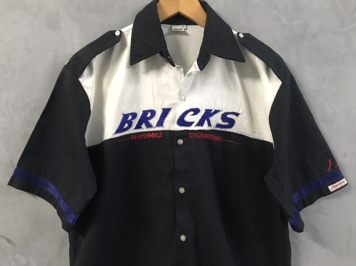 Vintage BRICKS- SIMPSON BUMP HEAD ASIAN BOYS TOKYO JAPAN RACING TEAM Size US L / EU 52-54 / 3 - 4 Thumbnail