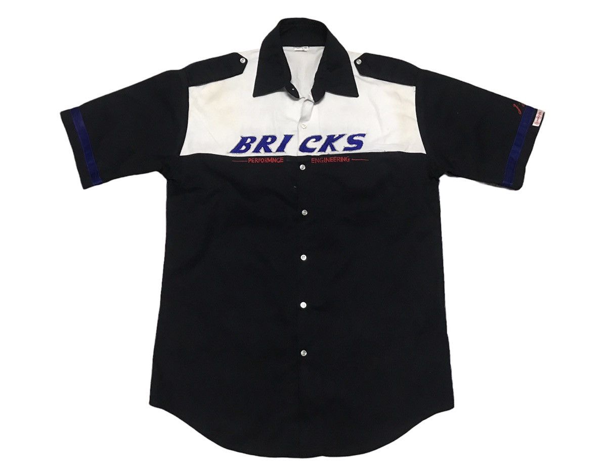 Vintage BRICKS- SIMPSON BUMP HEAD ASIAN BOYS TOKYO JAPAN RACING TEAM Size US L / EU 52-54 / 3 - 2 Thumbnail