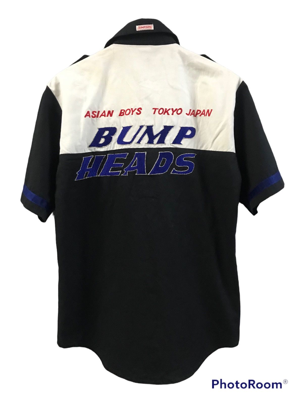 Vintage BRICKS- SIMPSON BUMP HEAD ASIAN BOYS TOKYO JAPAN RACING TEAM Size US L / EU 52-54 / 3 - 1 Thumbnail