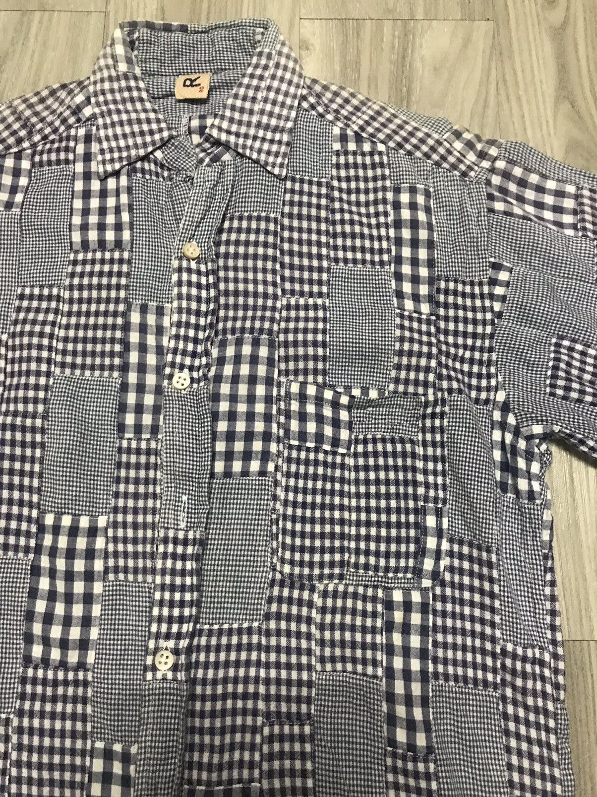 45rpm 45RPM PATCHWORK SHORT SLEEVE SHIRT Size US S / EU 44-46 / 1 - 5 Thumbnail