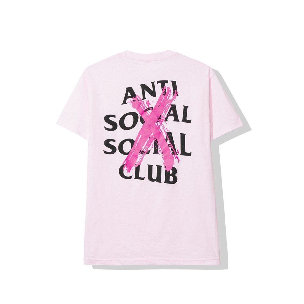 Anti Social Social Club Cancelled Pink Tee ASSC DS