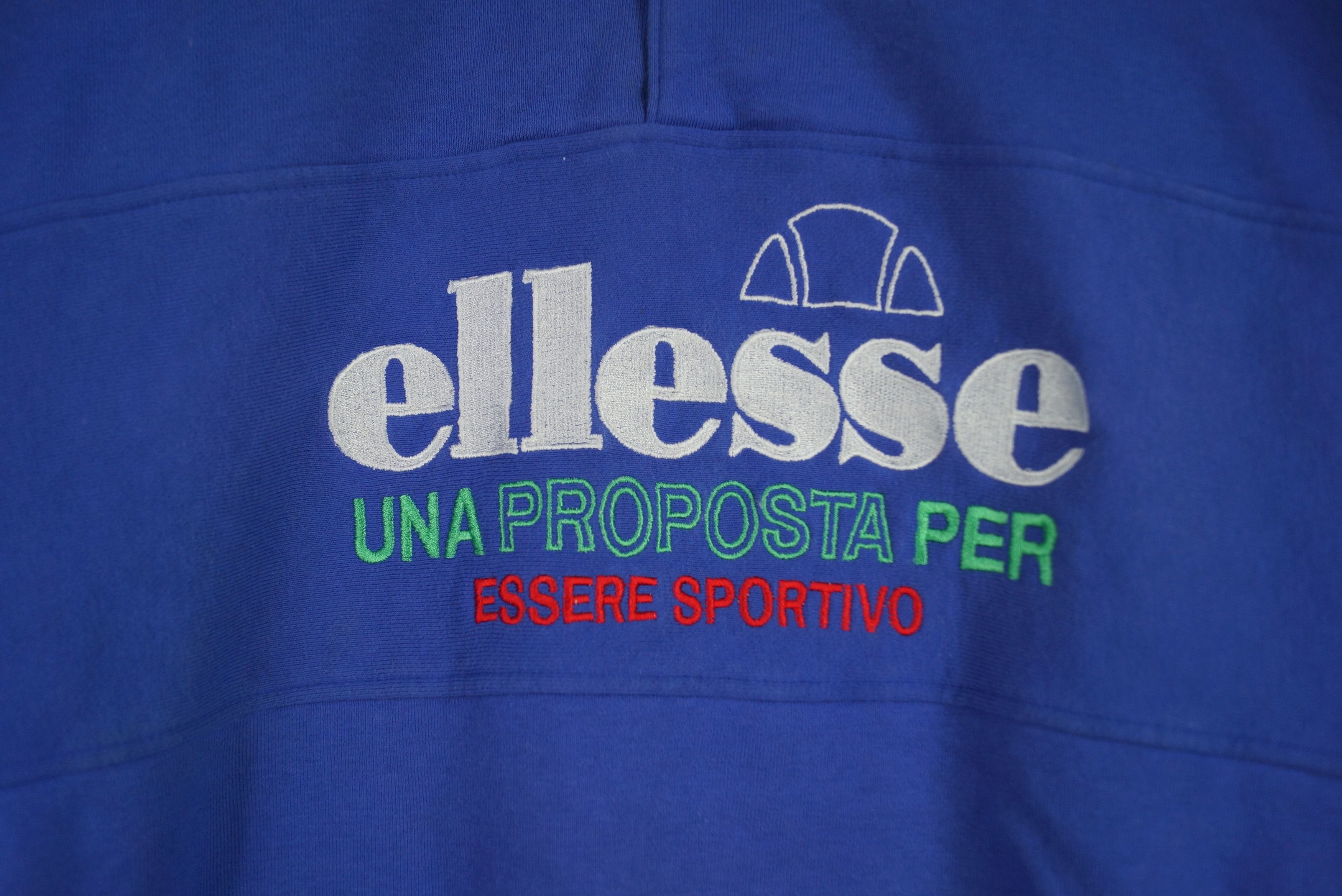 Rare🔥Vintage Sweatshirt Ellesse Patches Designe