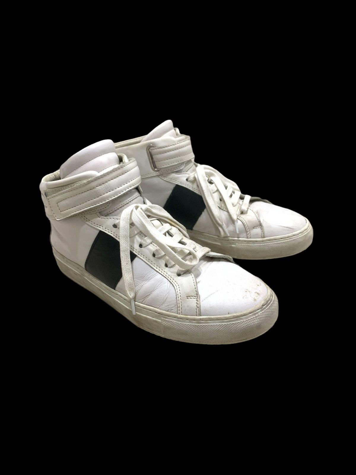 National Standard NATIONAL STANDARD HI TOP LEATHER SHOES SNEAKERS Size US 9.5 / EU 42-43 - 2 Thumbnail