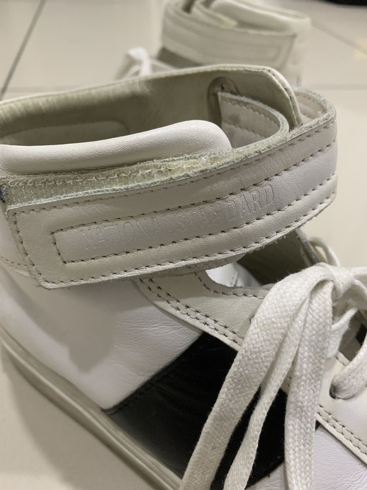 National Standard NATIONAL STANDARD HI TOP LEATHER SHOES SNEAKERS Size US 9.5 / EU 42-43 - 6 Thumbnail