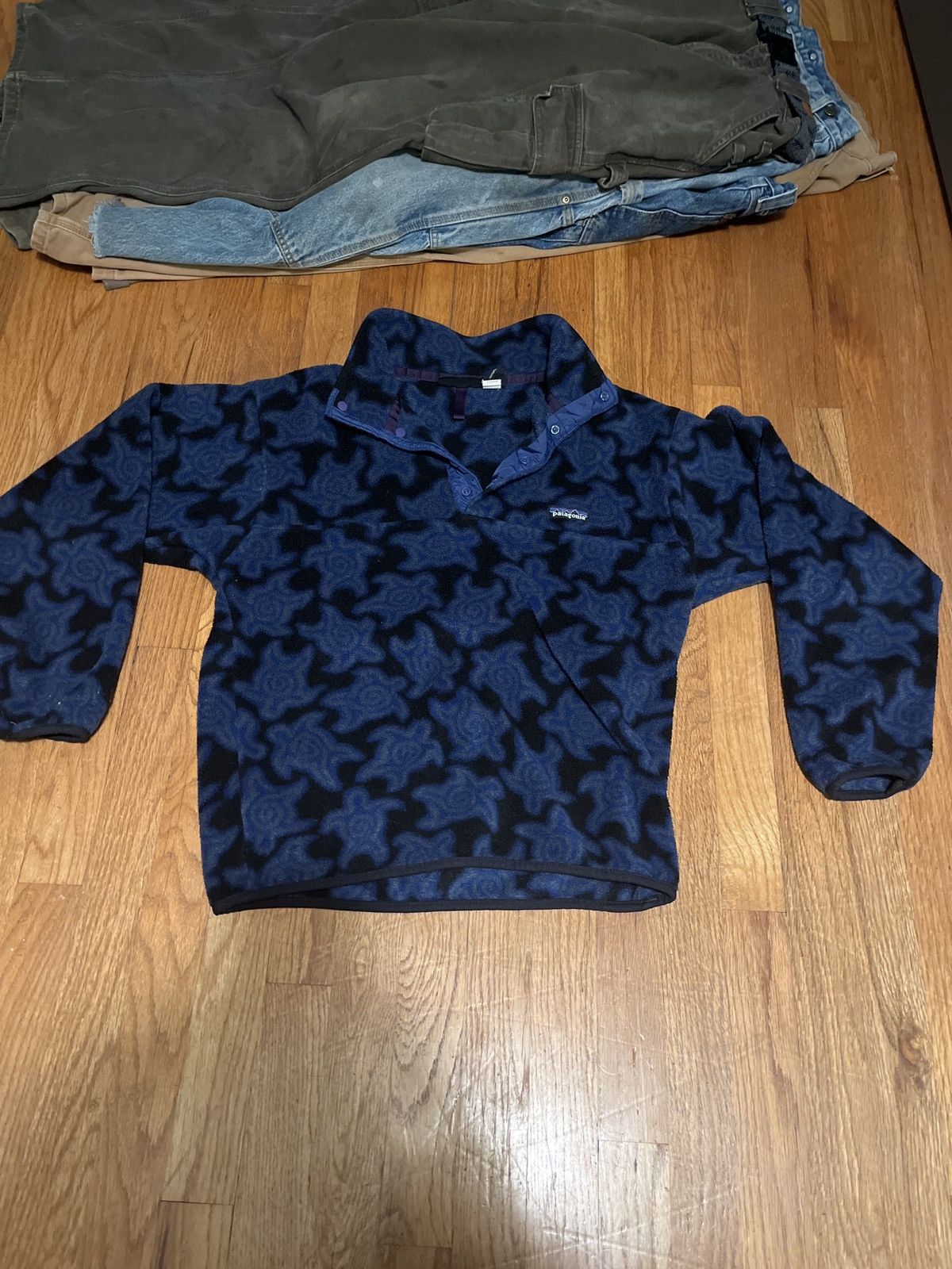 Rare vintage patagonia zen turtles fleece (S)