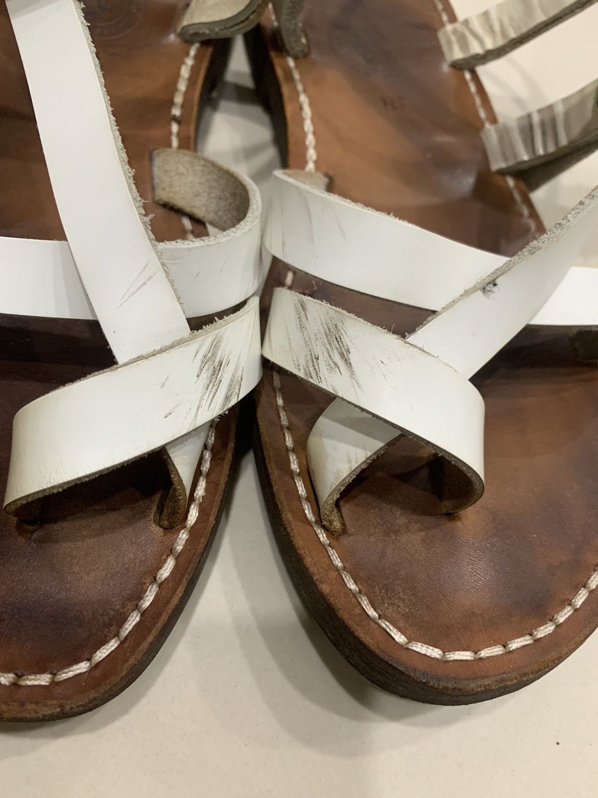 Vintage LA BOTTE GARDIANCE LEATHER STRAPS SANDAL Size US 6 / IT 36 - 5 Thumbnail