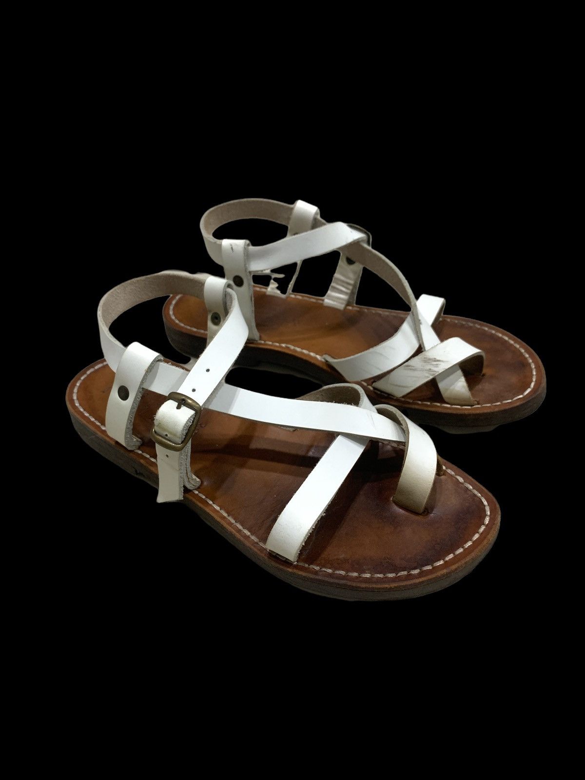 Vintage LA BOTTE GARDIANCE LEATHER STRAPS SANDAL Size US 6 / IT 36 - 1 Thumbnail