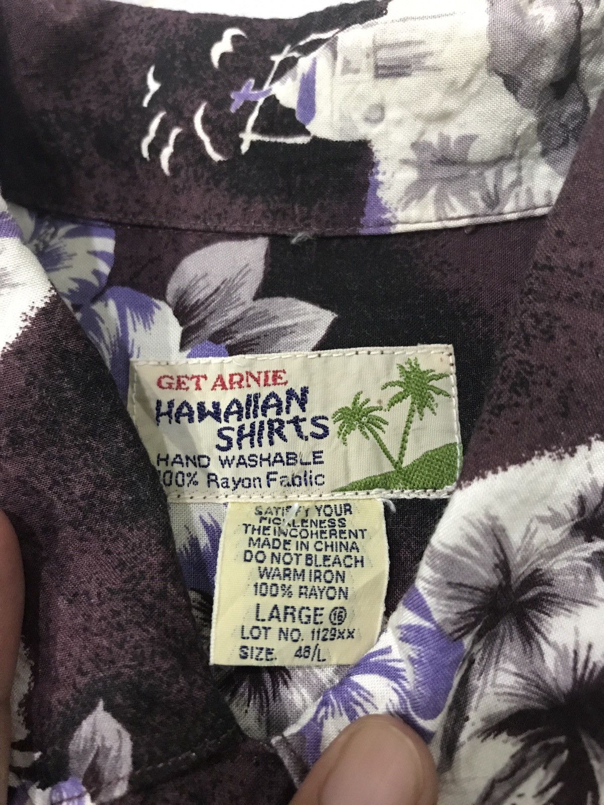 Other Get Arnie Hawaaiian rayon Shirt Size US L / EU 52-54 / 3 - 5 Thumbnail