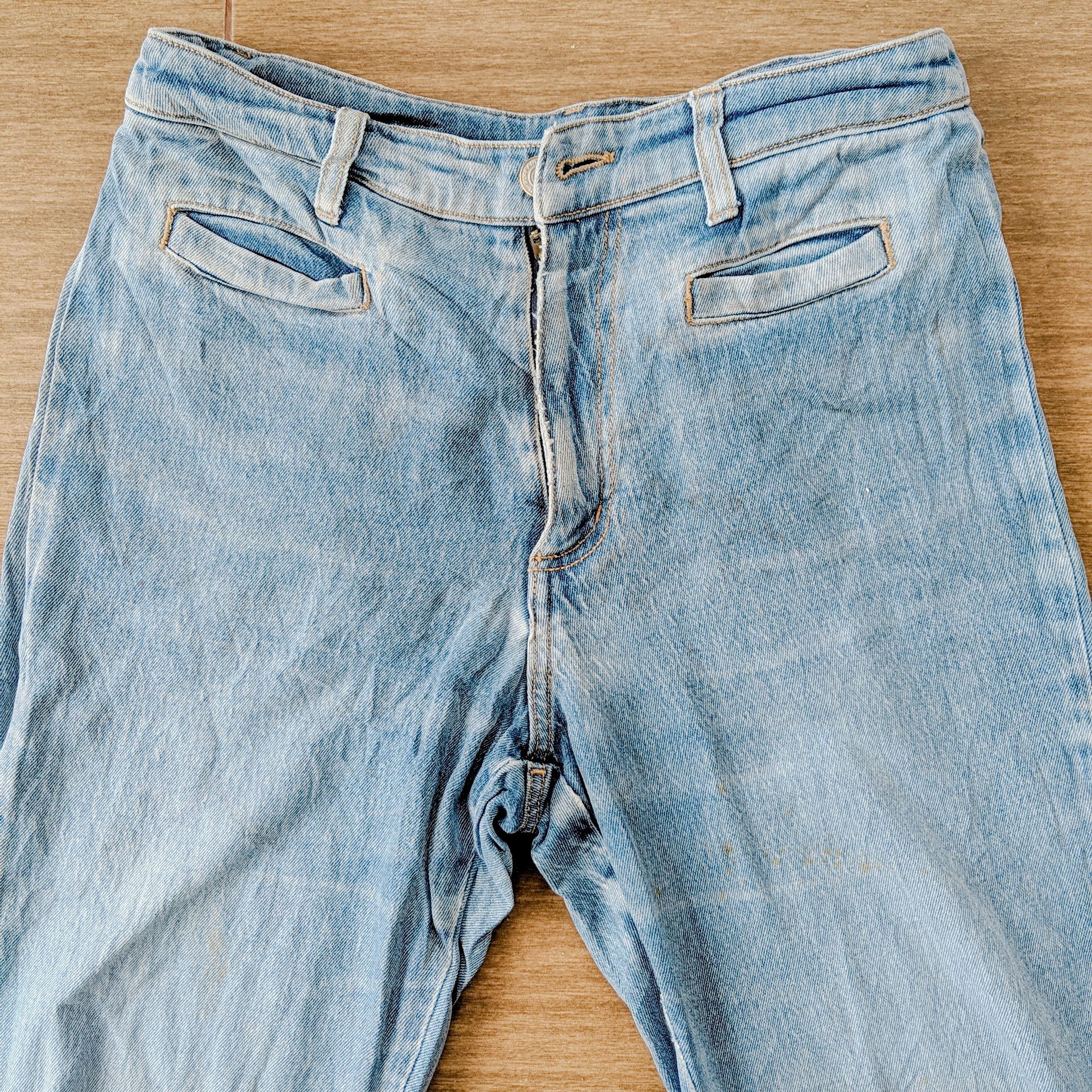 Japanese Brand × Jean × Vintage Vintage Japanese Light Wash Faded Denim Jean Pants W28 Size US 28 / EU 44 - 12 Thumbnail