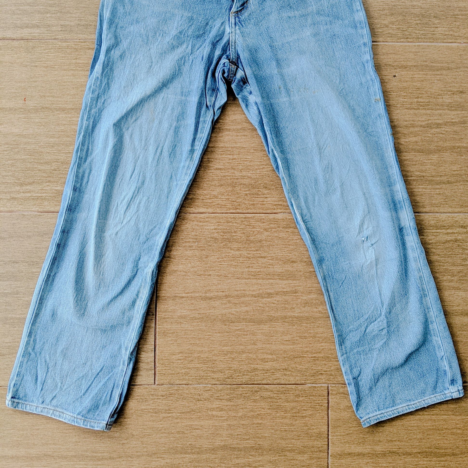 Japanese Brand × Jean × Vintage Vintage Japanese Light Wash Faded Denim Jean Pants W28 Size US 28 / EU 44 - 11 Thumbnail