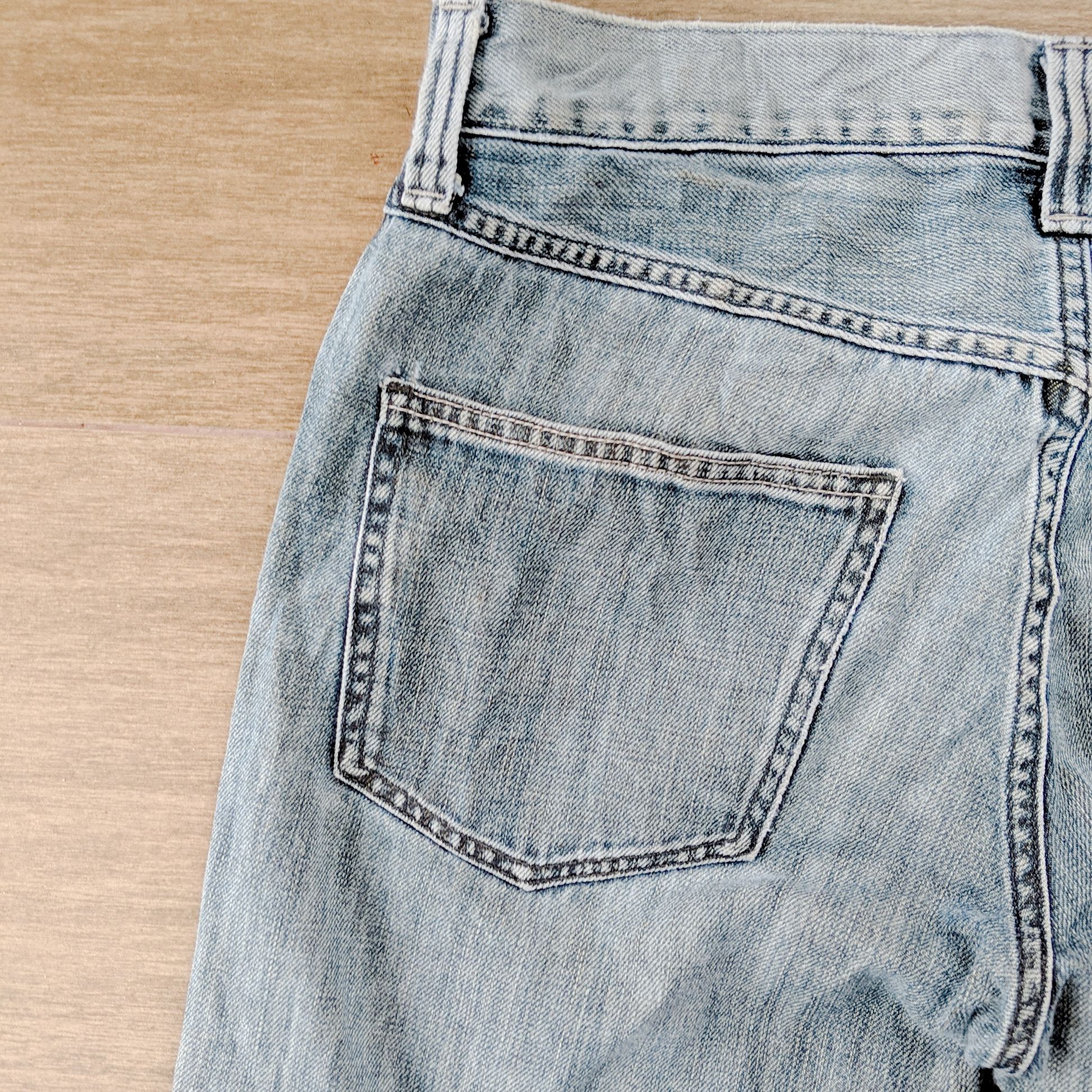 Japanese Brand × Jean × Vintage Vintage Back Number Black Label Faded Denim Pants Size US 32 / EU 48 - 4 Thumbnail