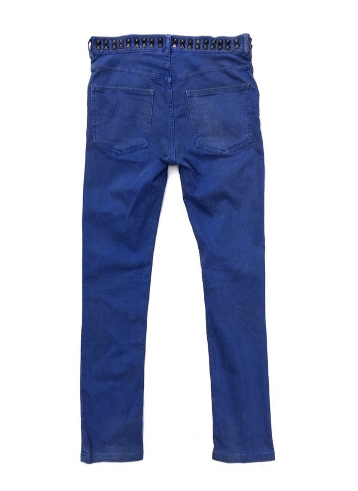 Matthew Williamson Matthew Williamson For H&M Blue Trouserd Skinny Casual Pant Size 32" / US 10 / IT 46 - 6 Thumbnail