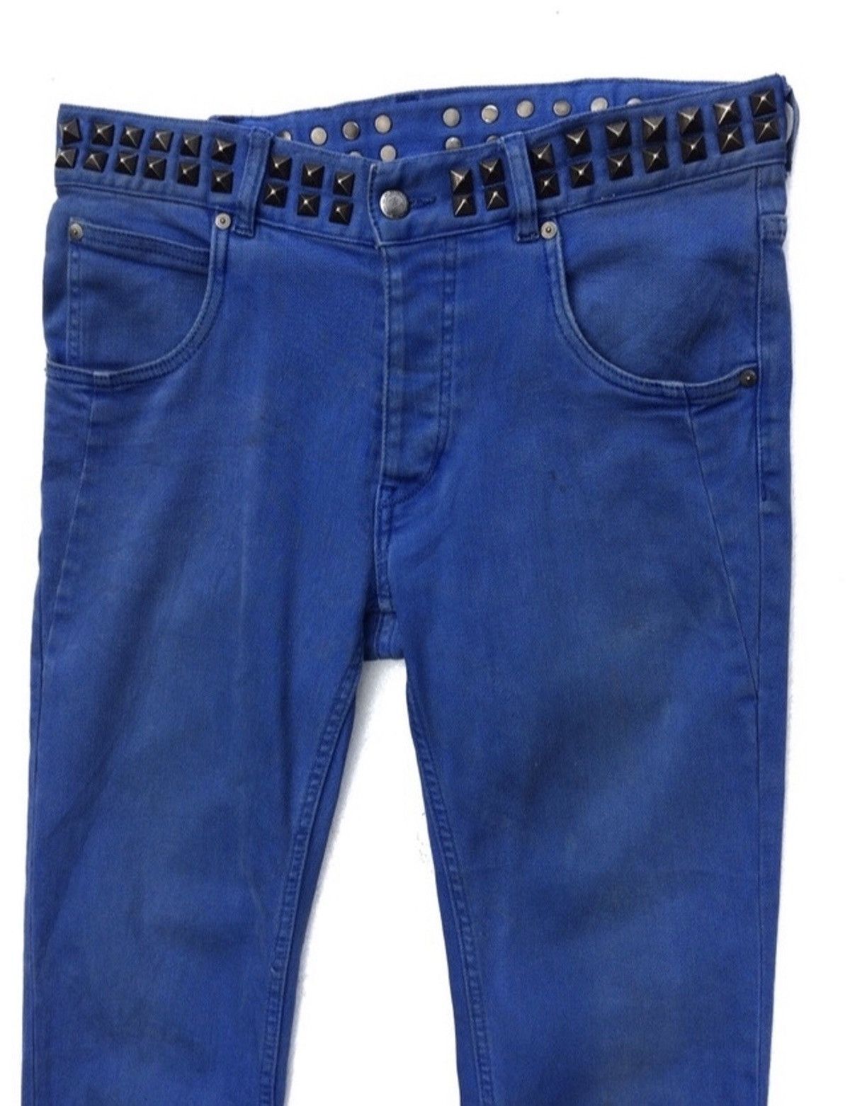 Matthew Williamson Matthew Williamson For H&M Blue Trouserd Skinny Casual Pant Size 32" / US 10 / IT 46 - 2 Thumbnail