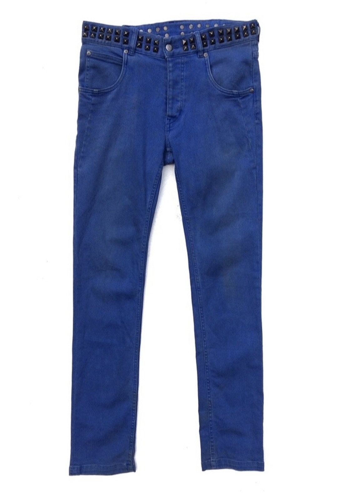 Matthew Williamson Matthew Williamson For H&M Blue Trouserd Skinny Casual Pant Size 32" / US 10 / IT 46 - 1 Thumbnail