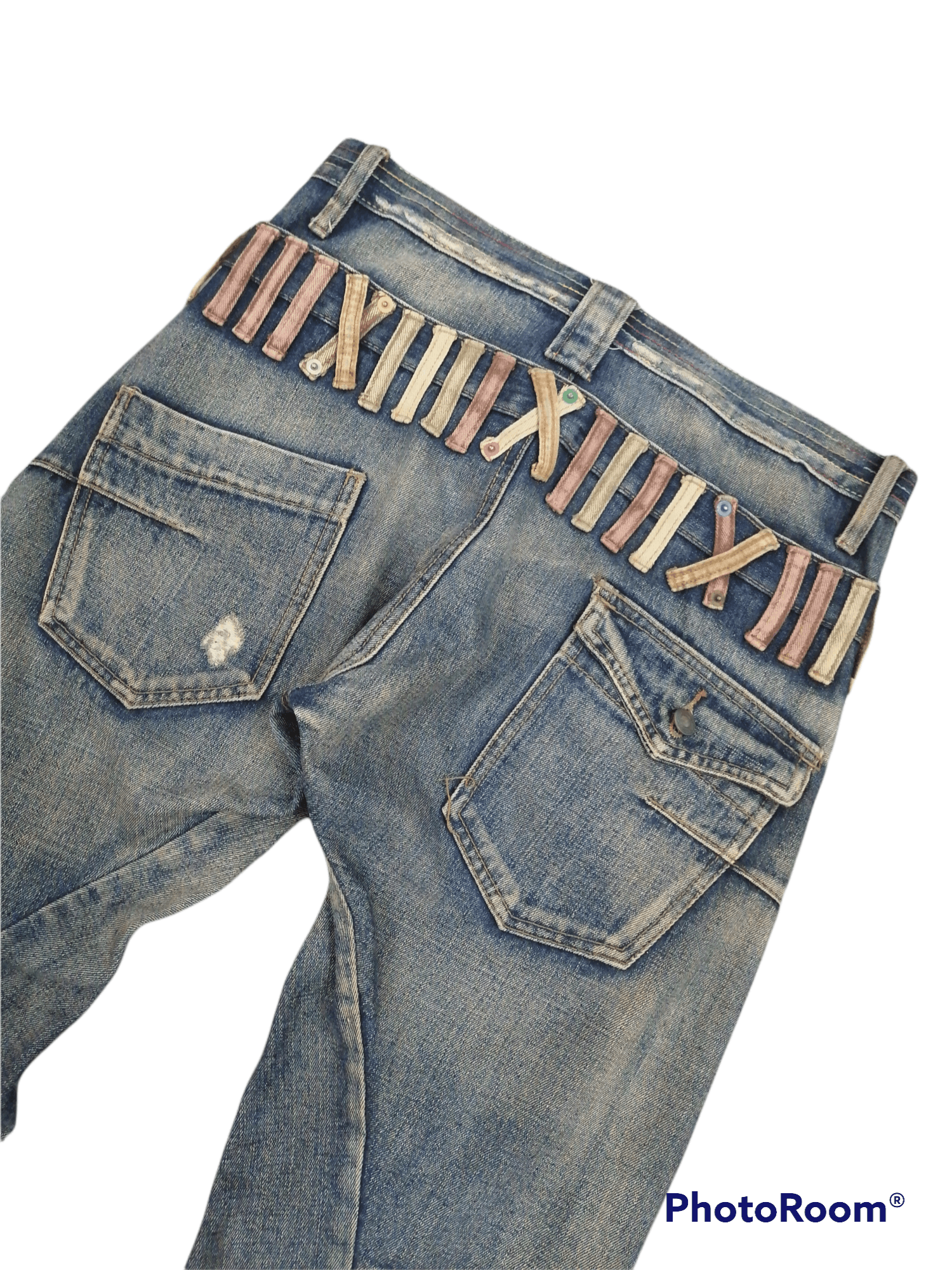 Other Super Sickkk 🔥Breathmint Twist Distressed Denim Pants🇯🇵 Size US 32 / EU 48 - 6 Thumbnail