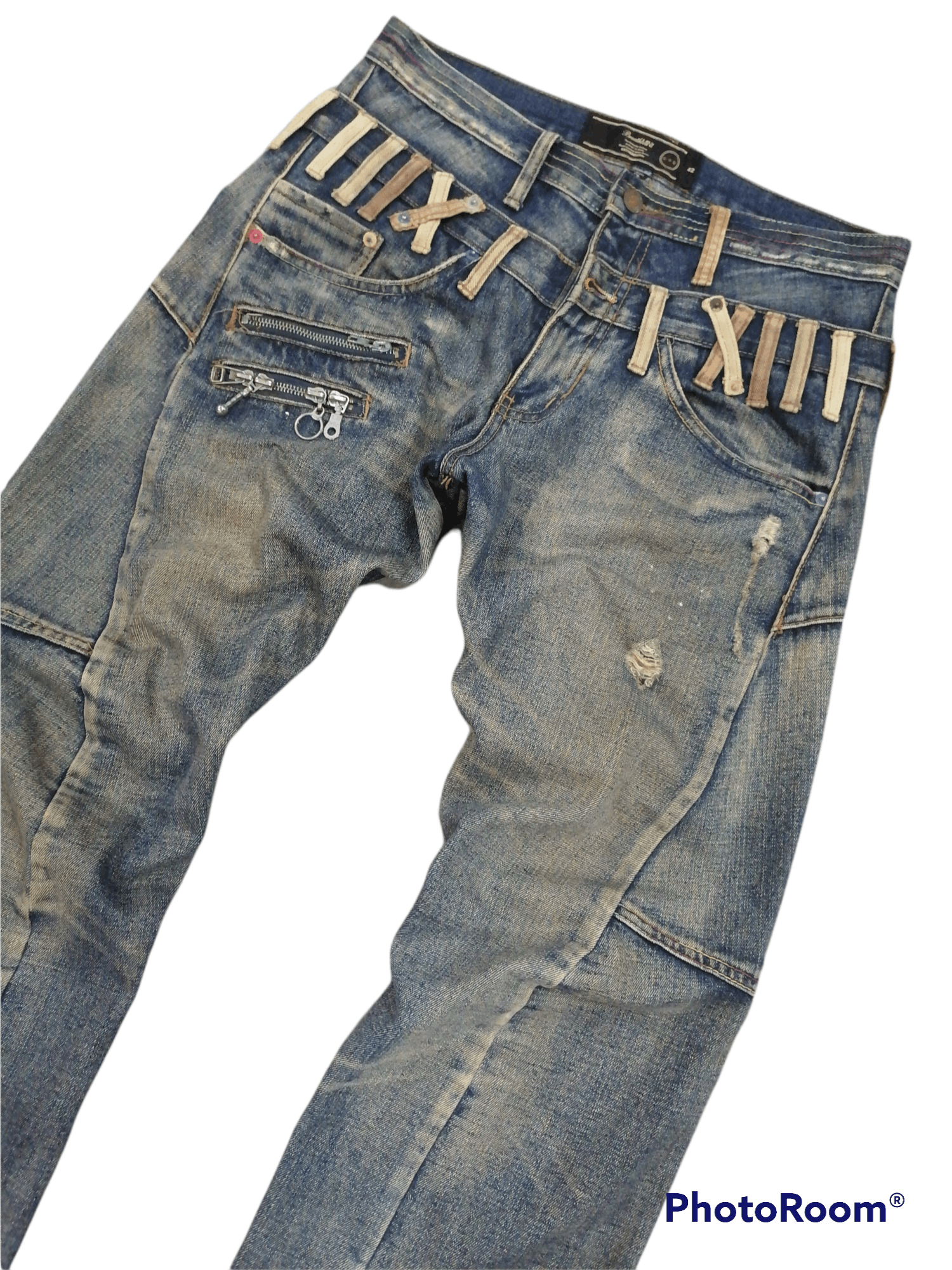 Other Super Sickkk 🔥Breathmint Twist Distressed Denim Pants🇯🇵 Size US 32 / EU 48 - 3 Thumbnail