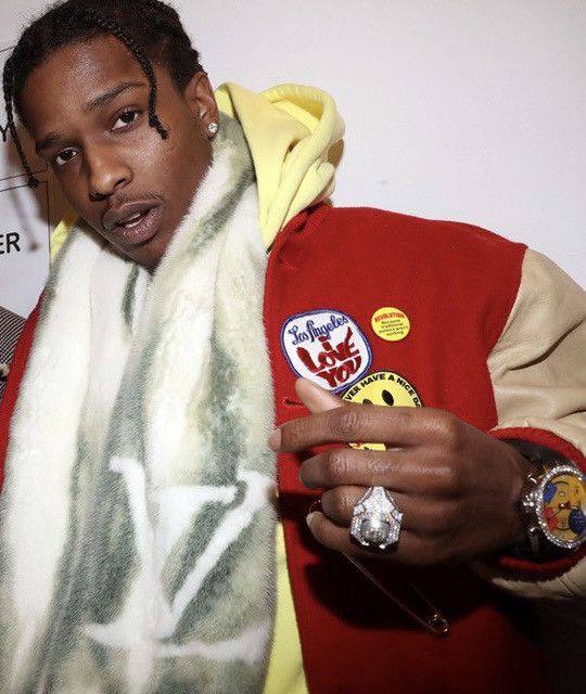 A$AP Rocky Louis Vuitton Varsity Jacket - MLJ