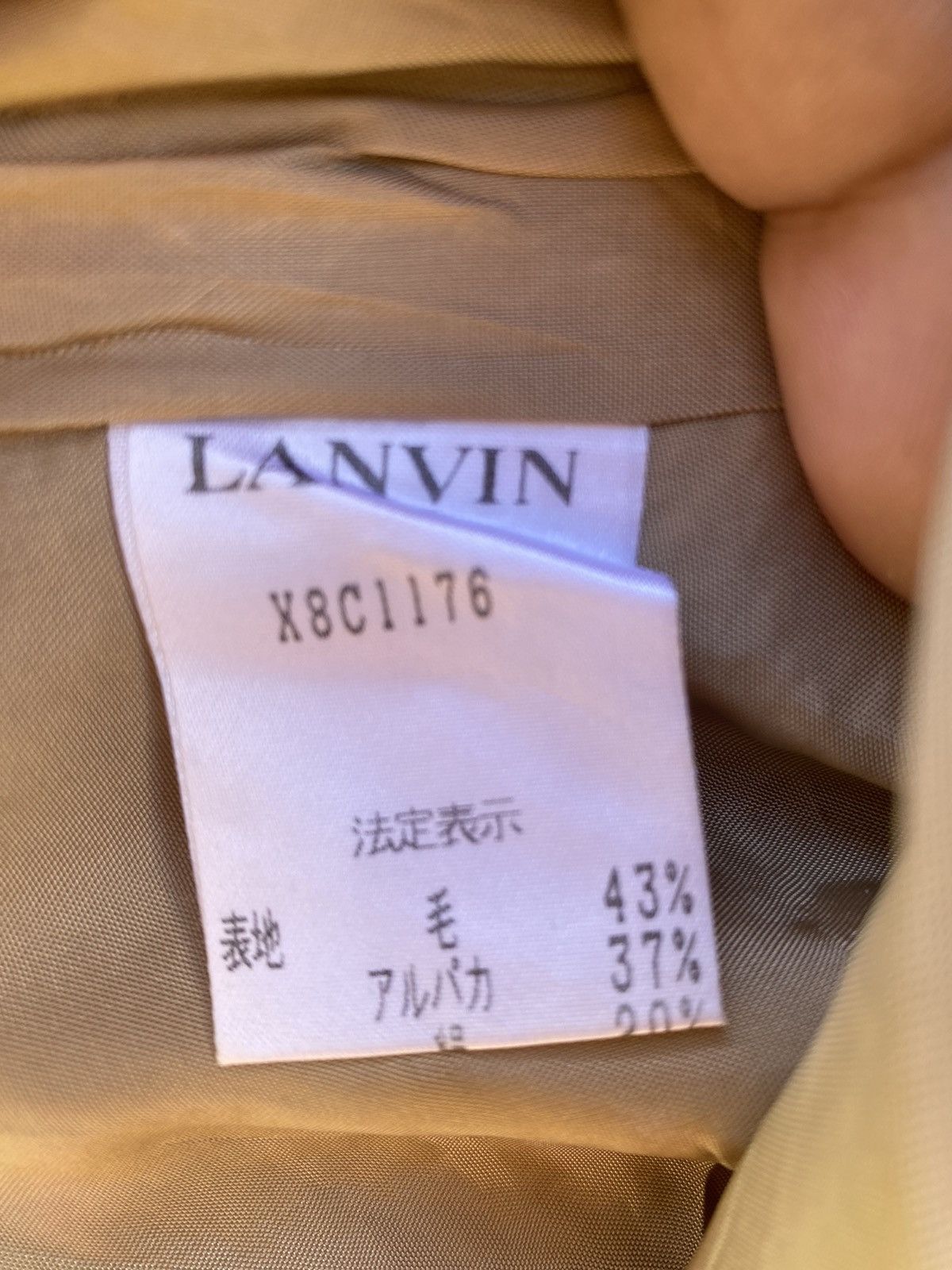 Lanvin Lanvin La Collection Coat Jacket Size -40- Size S / US 4 / IT 40 - 3 Thumbnail
