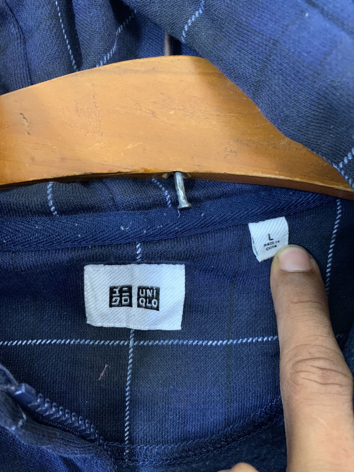 Uniqlo Uniqlo Plaid Zipper Hoodie Size US M / EU 48-50 / 2 - 5 Thumbnail