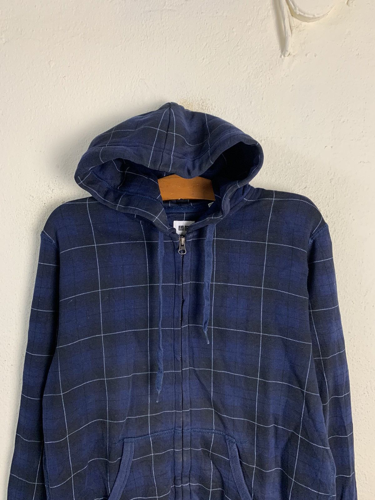 Uniqlo Uniqlo Plaid Zipper Hoodie Size US M / EU 48-50 / 2 - 4 Thumbnail