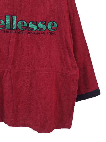 Ellesse Vintage Ellesse Spellout Big Logo Hoodie Size US L / EU 52-54 / 3 - 2 Thumbnail
