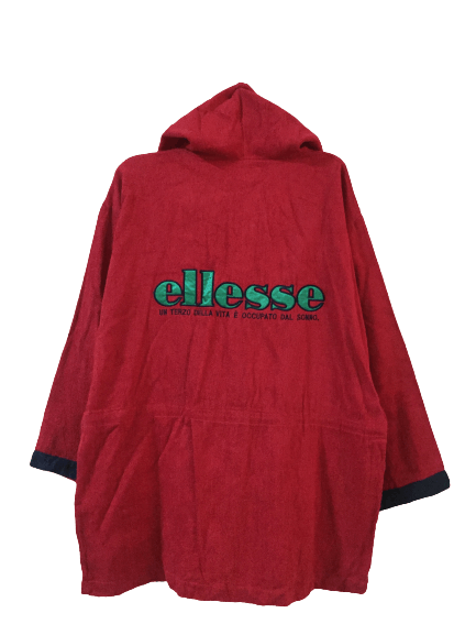Ellesse Vintage Ellesse Spellout Big Logo Hoodie Size US L / EU 52-54 / 3 - 1 Thumbnail