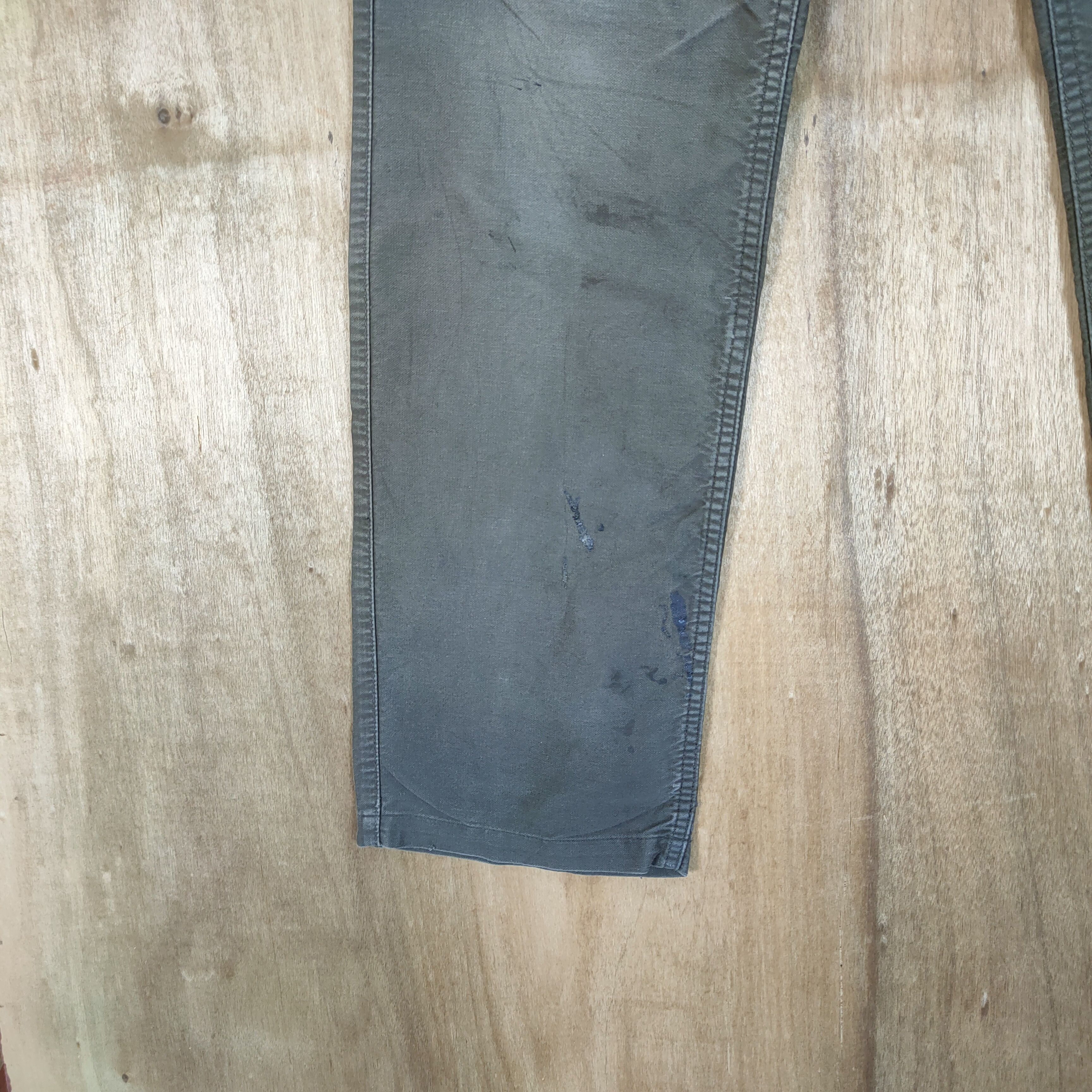 Japanese Brand GREEN LABEL FADED WORKWEAR CARGO PANTS Size US 32 / EU 48 - 8 Thumbnail