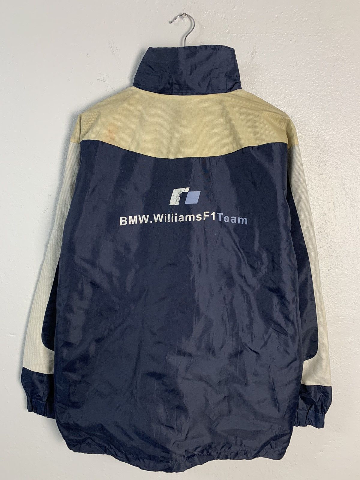 image of Vintage Bmw Williams F1 Team Windbreaker Jacket in Blue, Men's (Size Large)