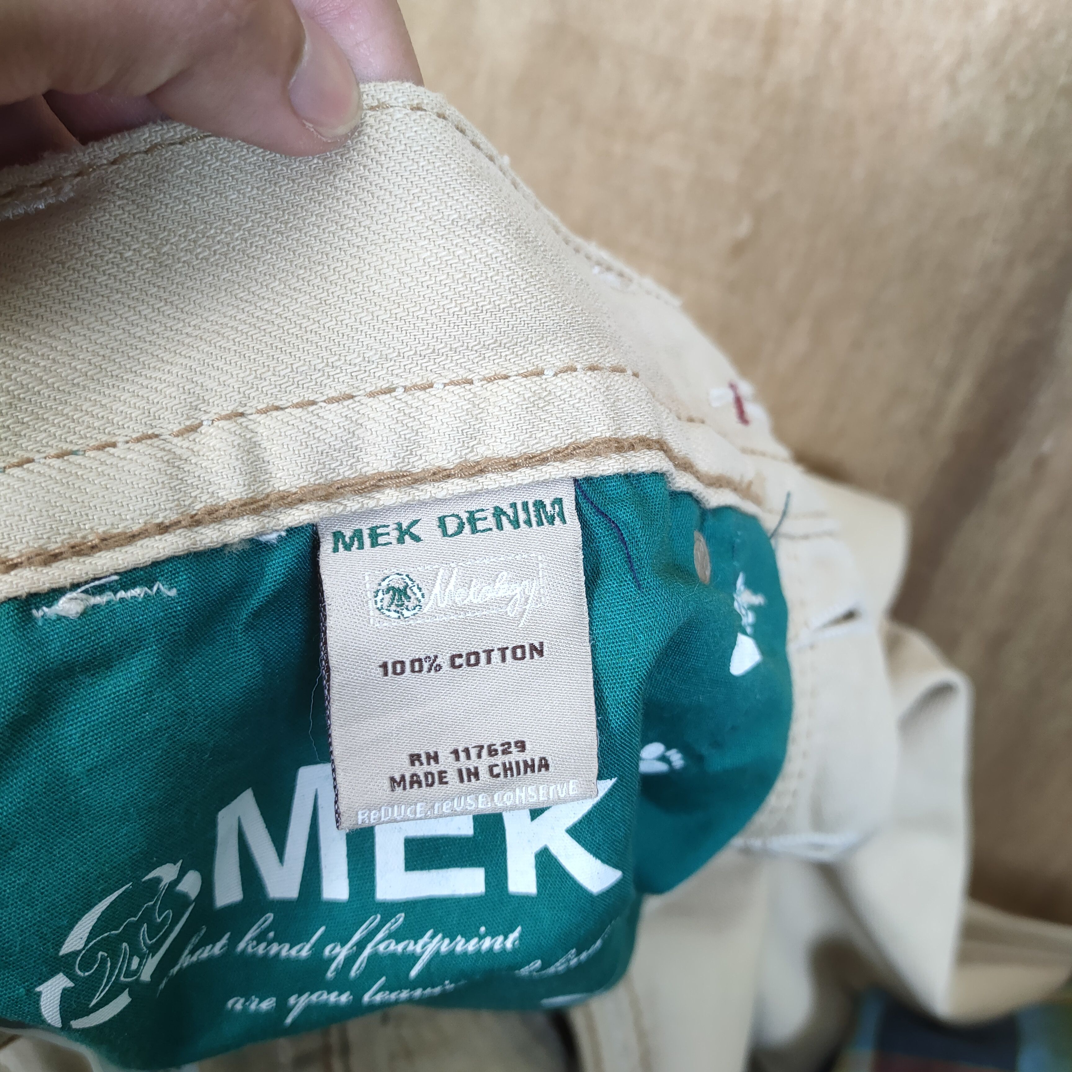 Mek Denim MEK DENIM ART STREETWEAR PANTS Size US 34 / EU 50 - 16 Thumbnail