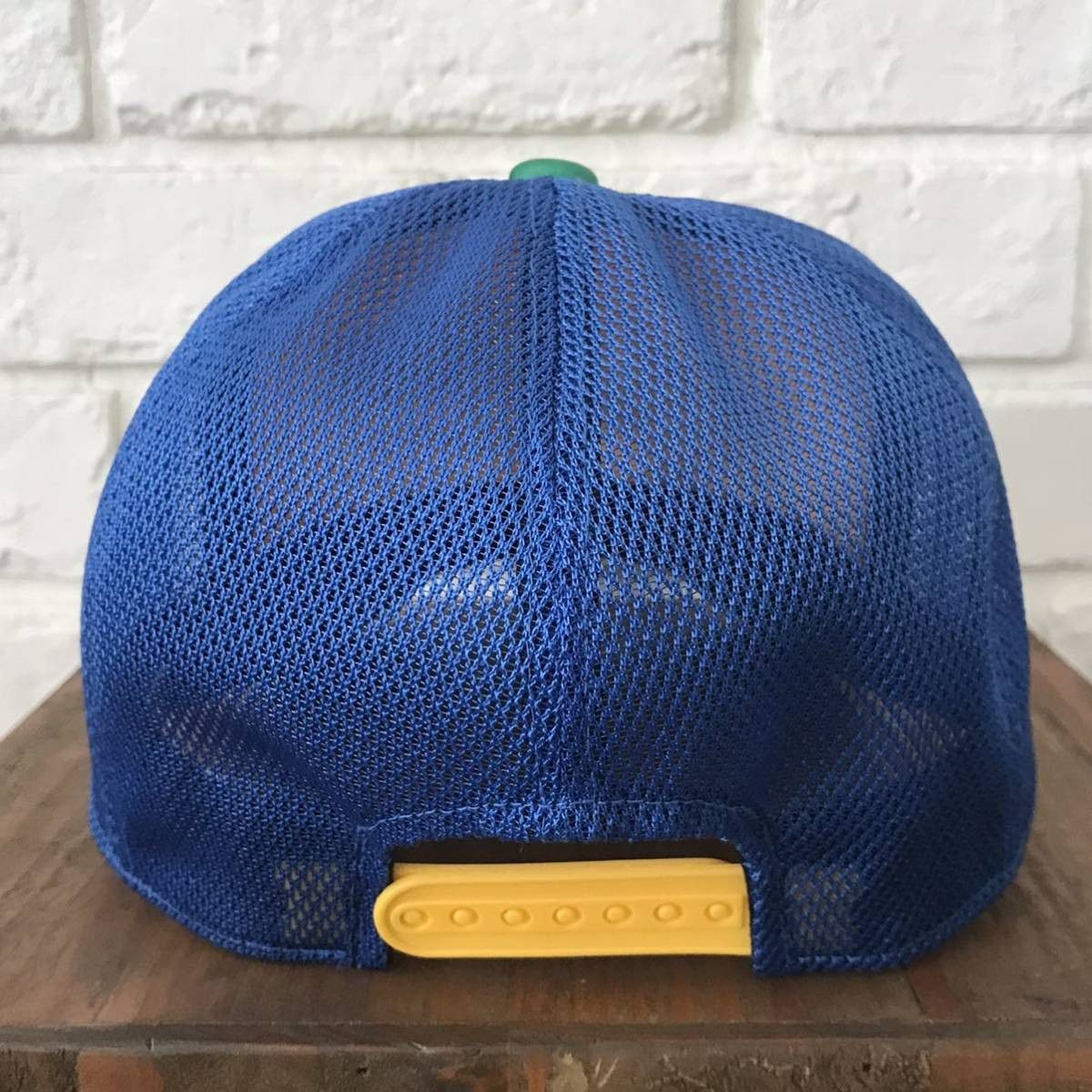 Bape BAPE BAPESTA logo Brazil color trucker hat cap Size ONE SIZE - 4 Thumbnail