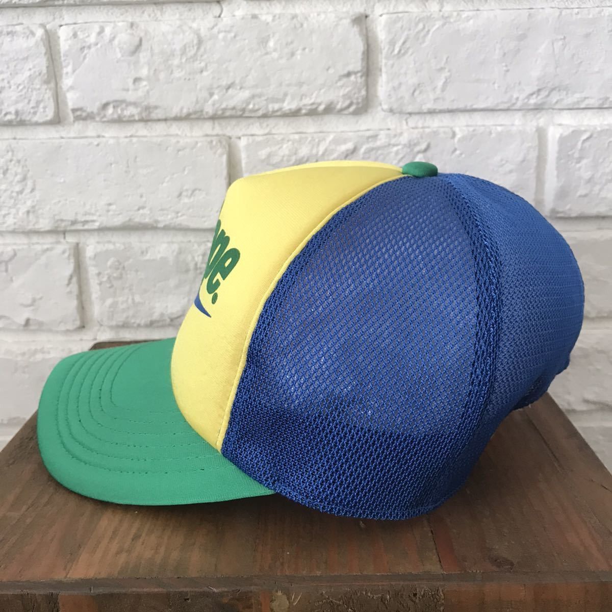 Bape BAPE BAPESTA logo Brazil color trucker hat cap Size ONE SIZE - 5 Thumbnail