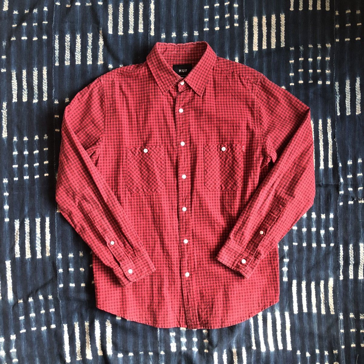 Huf Huf SF Archive Gingham check shirt S Size US S / EU 44-46 / 1 - 1 Thumbnail