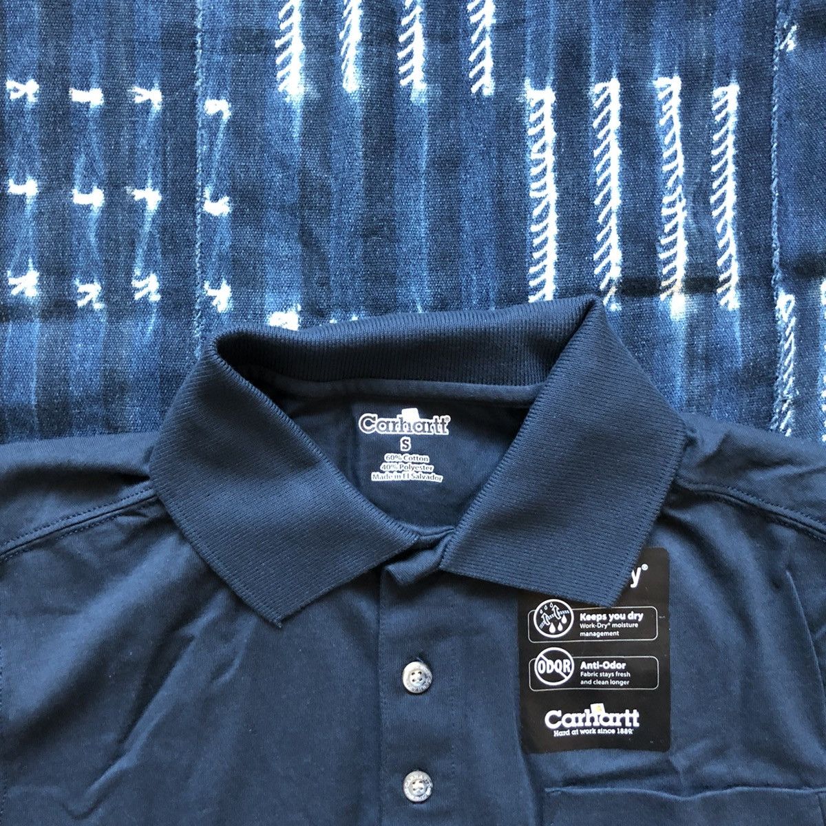 Carhartt Carhartt Workwear Polo Tee Vintage 90s Size US S / EU 44-46 / 1 - 2 Thumbnail