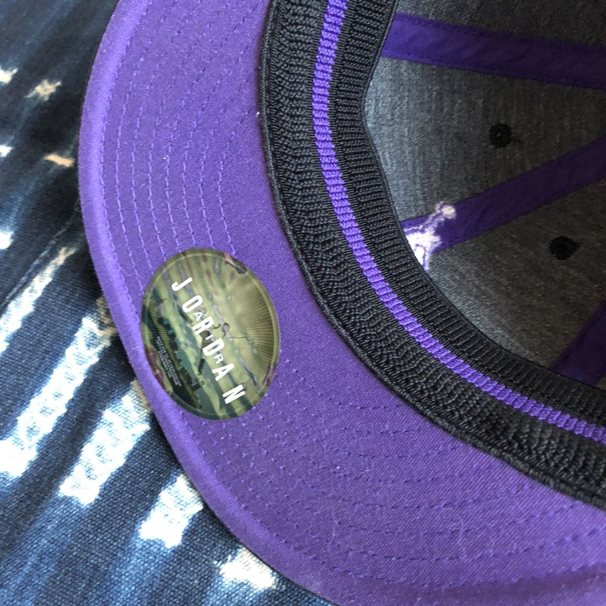 Jordan Brand Nike Air Jordan 90s Grape Jumpman Logo Cap Size ONE SIZE - 4 Thumbnail