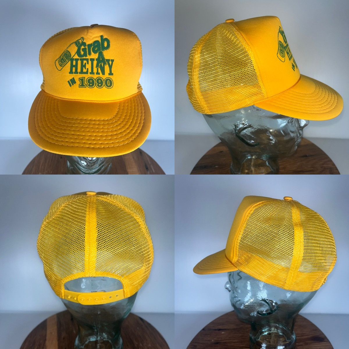 Vintage grab a HEINY IN 1990 Funny Trucker Hat Cap SnapBack