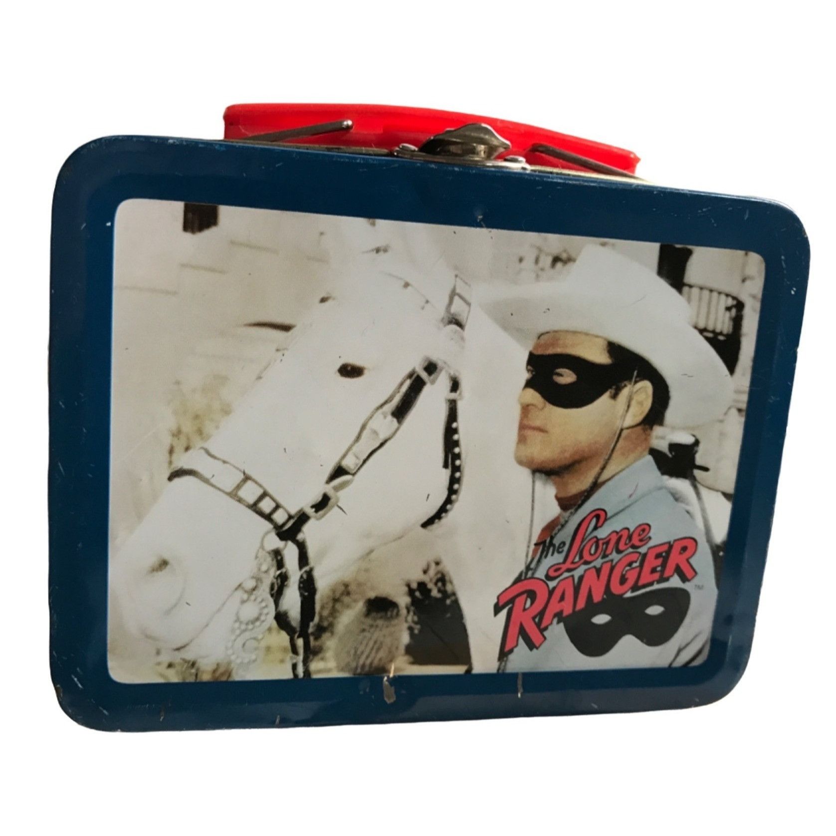 Vintage COWBOYS Lone Ranger Tin Box or Mini Lunchbox 1997 | Grailed